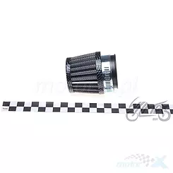 Filtr powietrza stożkowy 38mm 0° carbon