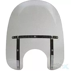 Szyba czołowa uniwersalna 60x55cm z mocowaniami i listwami YM-0602 Choper