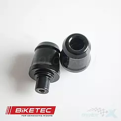Końcówki kierownicy czarne, Biketec BT0037 (2404040000)