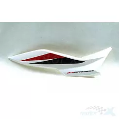 Osłona tylna górna prawa biało czarno czerwona Romet Arrow Fly / Barton FR