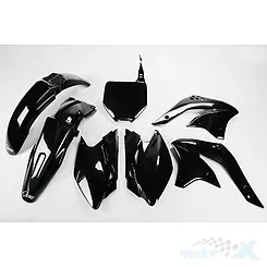 Zestaw osłon nadwozia czarny UFO Plast Kawasaki KXF 450 08'