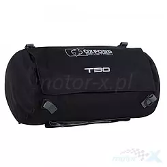 Torba na siedzenie motocykla okrągła 36L czarna Oxford T30 OL312