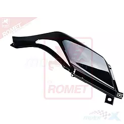 Osłona boczna prawa Bajaj Dominar 400 czar/biała