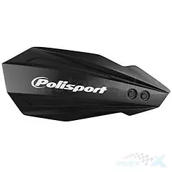 Osłony dłoni, handbary, uniwersalne, czarne, Polisport Bullit