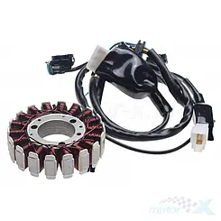 Stator iskrownik, stojan alternatora, WM Motor, Kawasaki KLX 250 08-14