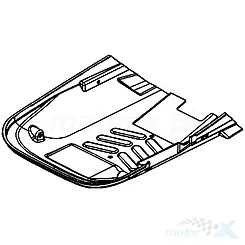 Osłona pod podłogą czarny N1R Kymco New Dink