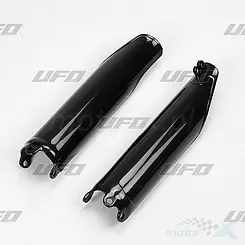 Osłony amortyzatorów czarne UFO Plast Honda CRF 450R / 450RX 17-18