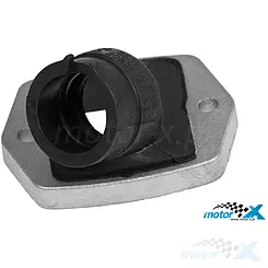 Króciec ssący gaźnika, 21mm przelot / 24mm mocowanie, Aprilia / Derbi / Gilera / Piaggio / Vespa 50 2T