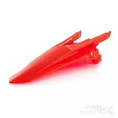Błotnik tylny bez paneli bocznych, pomarańczowy fluorescencyjny, Polisport 