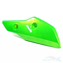 Osłona amortyzatora lewa, zielona, Barton Hyper 125