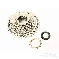 Wolnobieg rowerowy, 8 rzędów, Shimano, typ HG-41, kaseta, 11-32 zębów, 11-13-15-18-21-24-28-32