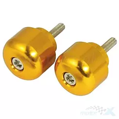 Końcówki kierownicy, gwint M6x45mm, złote, Vicma, Honda CB / CBF / CBR / VFR / VTR