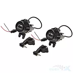 Lampy przeciwmgielne dodatkowe, homologacja E9, DC 8-80V, 6500K
