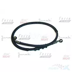 Przewód hamulca hydraulicznego przód (zacisk-trójnik) (dł.cał.90cm) Junak Jetmax 250