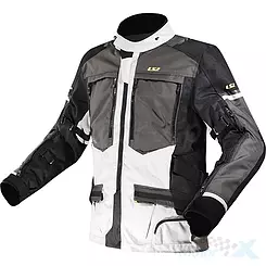 Kurtka motocyklowa męska, całoroczna, wiosna, lato, jesień, zima, LS2 Norway Man Black Grey Yellow