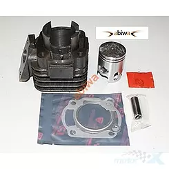 Cylinder kompletny 47.00mm 70cc sworzeń 12mm SHENG-E Tajwan 1E40QMB/QMA 50 2T AC CPI / Keeway