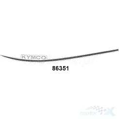 Naklejka osłony lewej, kolor T02, Kymco Super 8 Euro 4