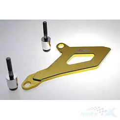 Osłona zębatki przedniej, złota, Accel FSC14G, Suzuki