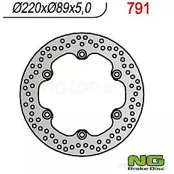 Tarcza hamulcowa NG 791