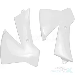 Osłony chłodnicy białe UFO Plast KTM SX 65 02-08