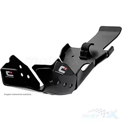 Osłona silnika i łącznika wahacza, czarna, DTC Enduro CrossPro 2CP193167A0300