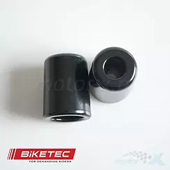 Końcówki kierownicy czarne, Biketec BT0035 (2404020000)