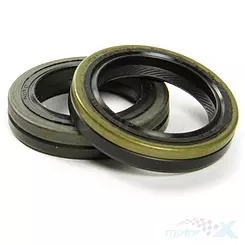Uszczelniacze wału korbowego, 2 sztuki, 25x37x6mm, 28x38x9mm, Prox (42.3325) Suzuki RM 250 05-12