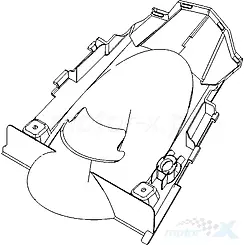 Błotnik tylny, nadkole, Kymco CV3 550