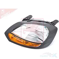 Lampa przednia reflektor, lewa, Bajaj Qute