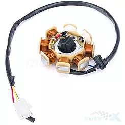 Stator iskrownik, stojan alternatora, 8 cewek 4T