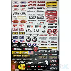 Naklejki duży zestaw stickerbomb 30x45cm