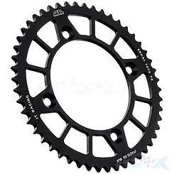 Zębatka tylna 420 aluminiowa Racelite, czerwona, JT Sprockets JTA215 [różna ilość zębów]