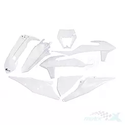 Zestaw osłon nadwozia biały KTM EXC  20-22 / EXC-F 20-22