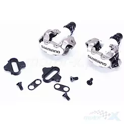 Pedały rowerowe, białe, Shimano, SPD M520, EPDM520W BOX