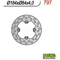 Tarcza hamulcowa NG 797