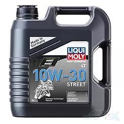 Olej silnikowy 4T, Liqui Moly Street, 10W30 półsyntetyczny 4L