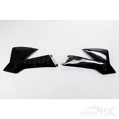 Osłony chłodnicy czarne UFO Plast KTM X / SX-F / EXC 01-04