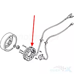 Stator iskrownik, stojan alternatora, Kymco Dink / Bet&Win