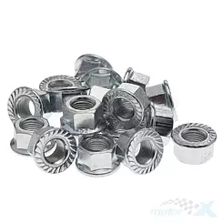 Nakrętka osi koła rowerowego, 10mm, 2 sztuki