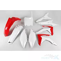 Zestaw osłon nadwozia czerwono-biały UFO Plast Honda CRF 250 R / 450 R 13-17