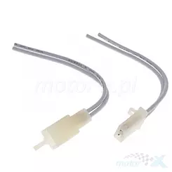 Kostka elektryczna, 2 piny, zestaw z przewodami, WM Motor