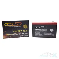 Akumulator litowy Unit LiFePO4 CNLFP7-12.8, 12.8V 7Ah 89.6Wh, 151x65x94mm