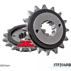 Zębatka przednia 525 16 zębów, RB - gumowa prowadnica łańcucha, JT Sprockets JTF314