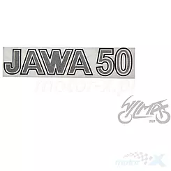 Naklejka Jawa 50 srebrny 1 sztuka