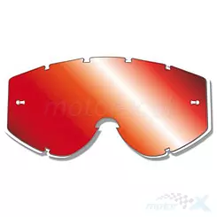 Szyba 3348 do gogli Progrip 3303 czerwona multilayered antifog + antiscratch