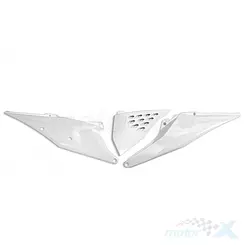 Osłony tylne górne komplet białe UFO Plast KTM SX / SX-F / EXC / EXC-F