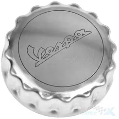 Korek wlewu paliwa, chrom, Vespa 946 / ET2 / ET4 / GT / GTS / GTV / LX / LXV / S / Primavera / Sprint 50-300