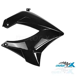 Osłona chłodnicy TNT, prawa, czarna, Derbi Senda R, Senda SM 00-09 / Gilera