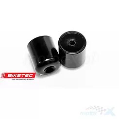 Końcówki kierownicy czarne, Biketec BT0028 (2406010000)