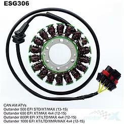 Stator iskrownik, stojan alternatora, Electrosport ESG306